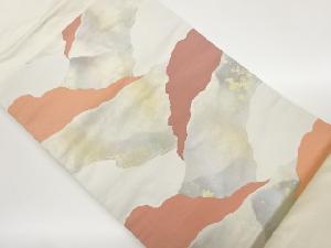 引箔道長取模様織出し名古屋帯